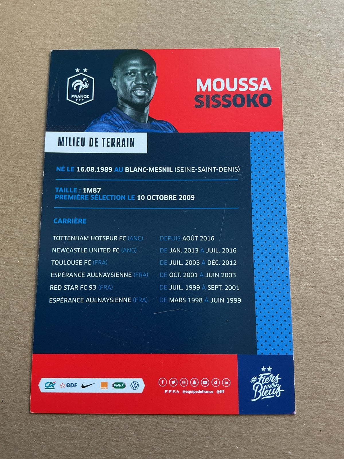 Moussa Sissoko, France 🇫🇷 UEFA Euro Cup 2020 hand signed - Autographs-World