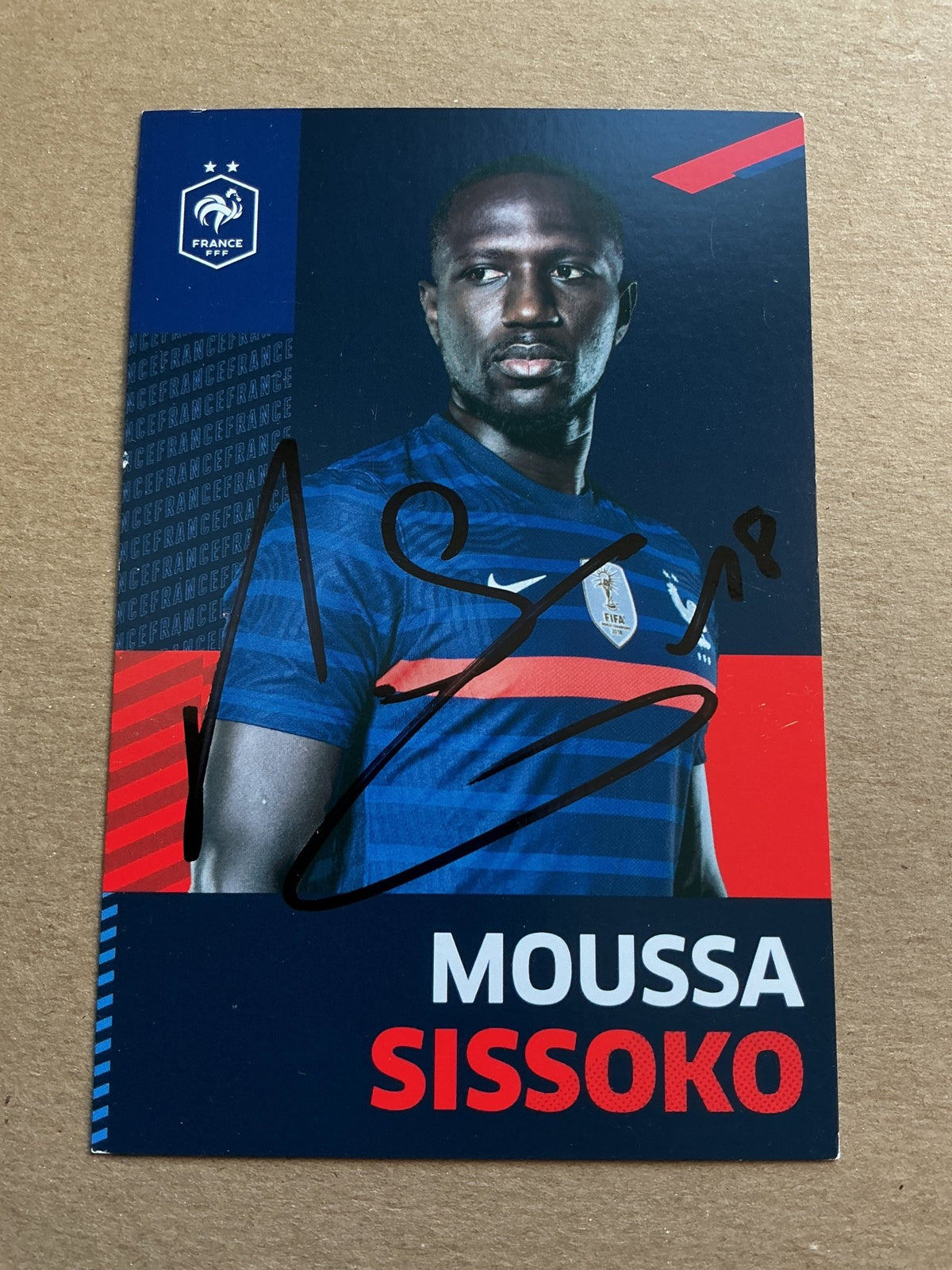 Moussa Sissoko, France 🇫🇷 UEFA Euro Cup 2020 hand signed - Autographs-World