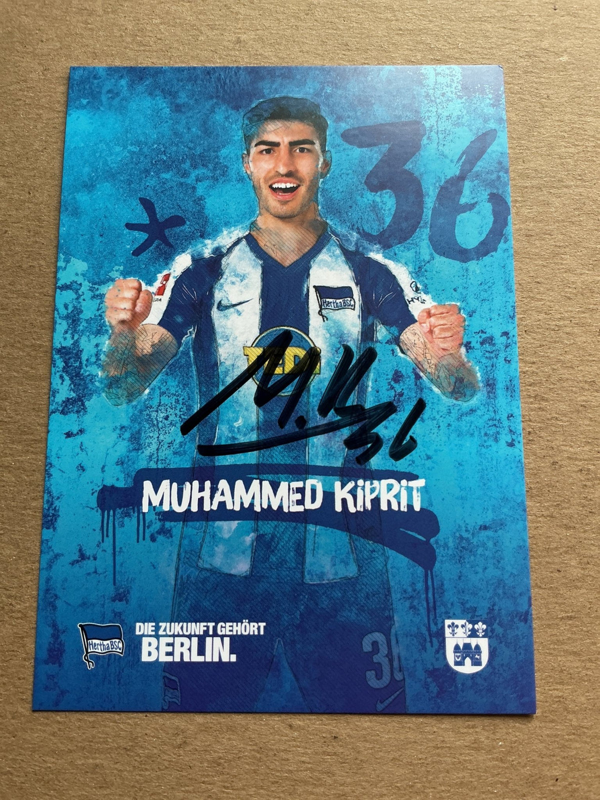Muhammed Kiprit, Türkiye 🇹🇷 Hertha BSC Berlin 2019/20 hand signed - Autographs-World