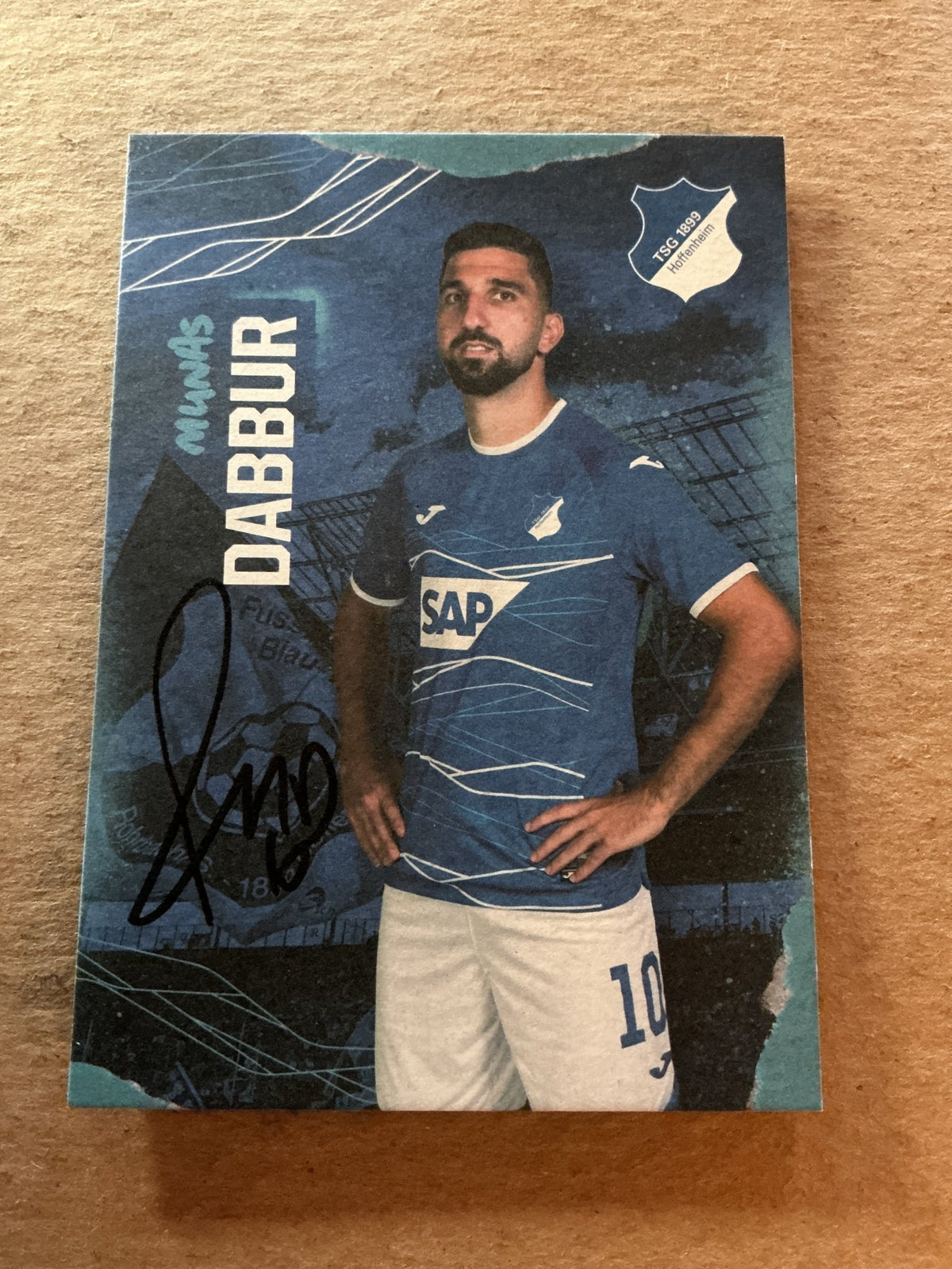 Munas Dabbour, Israel 🇮🇱 TSG 1899 Hoffenheim 2022/23 hand signed - Autographs-World