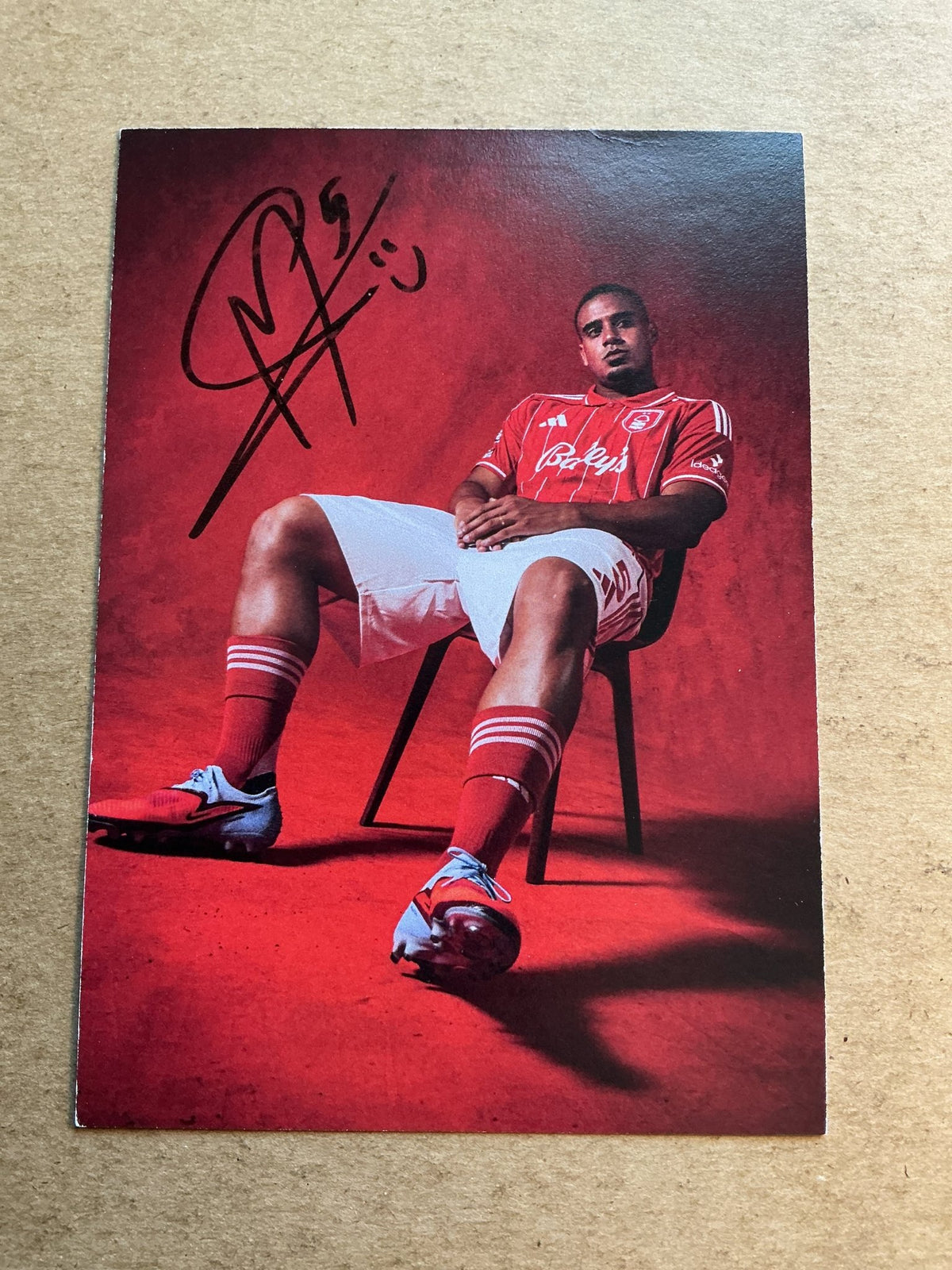 Murillo, Brazil 🇧🇷 Nottingham Forest 2025/26 hand signed - Autographs-World