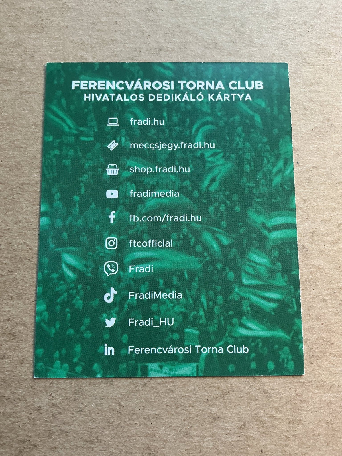 Myenty Abena, Suriname 🇸🇷 Ferencváros 2022/23 hand signed - Autographs-World