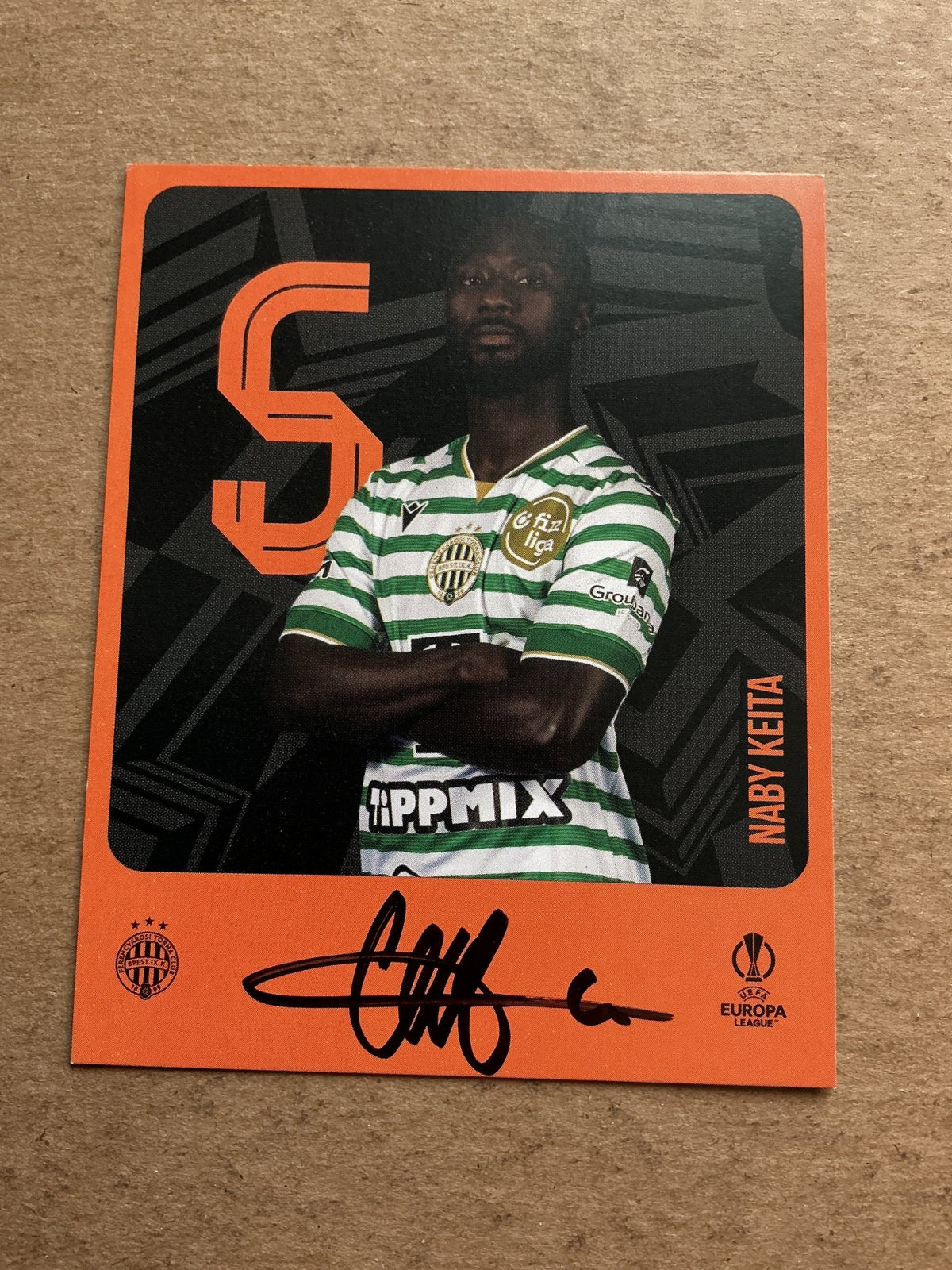Naby Keita, Guinea 🇬🇳 Ferencvaros 2025/26 hand signed - Autographs-World