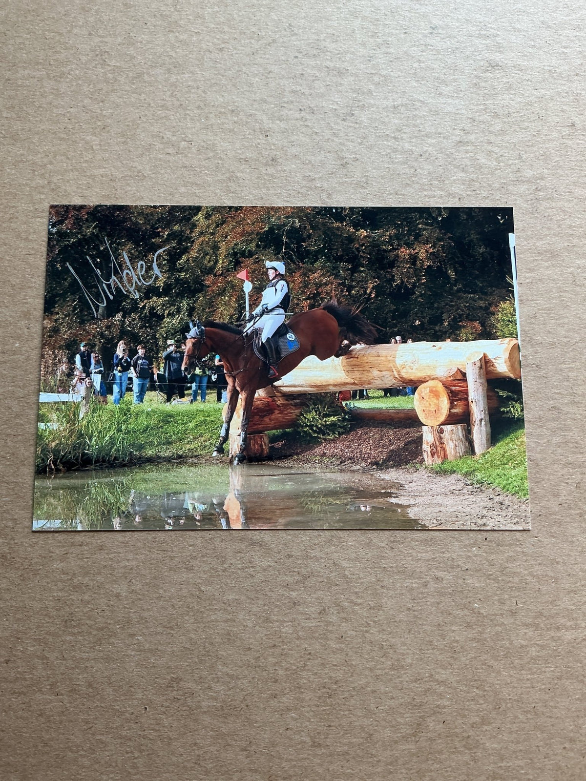 Nadja Minder, Switzerland 🇨🇭 Equestrian Summer Olympics 2024 hand signed - Autographs-World