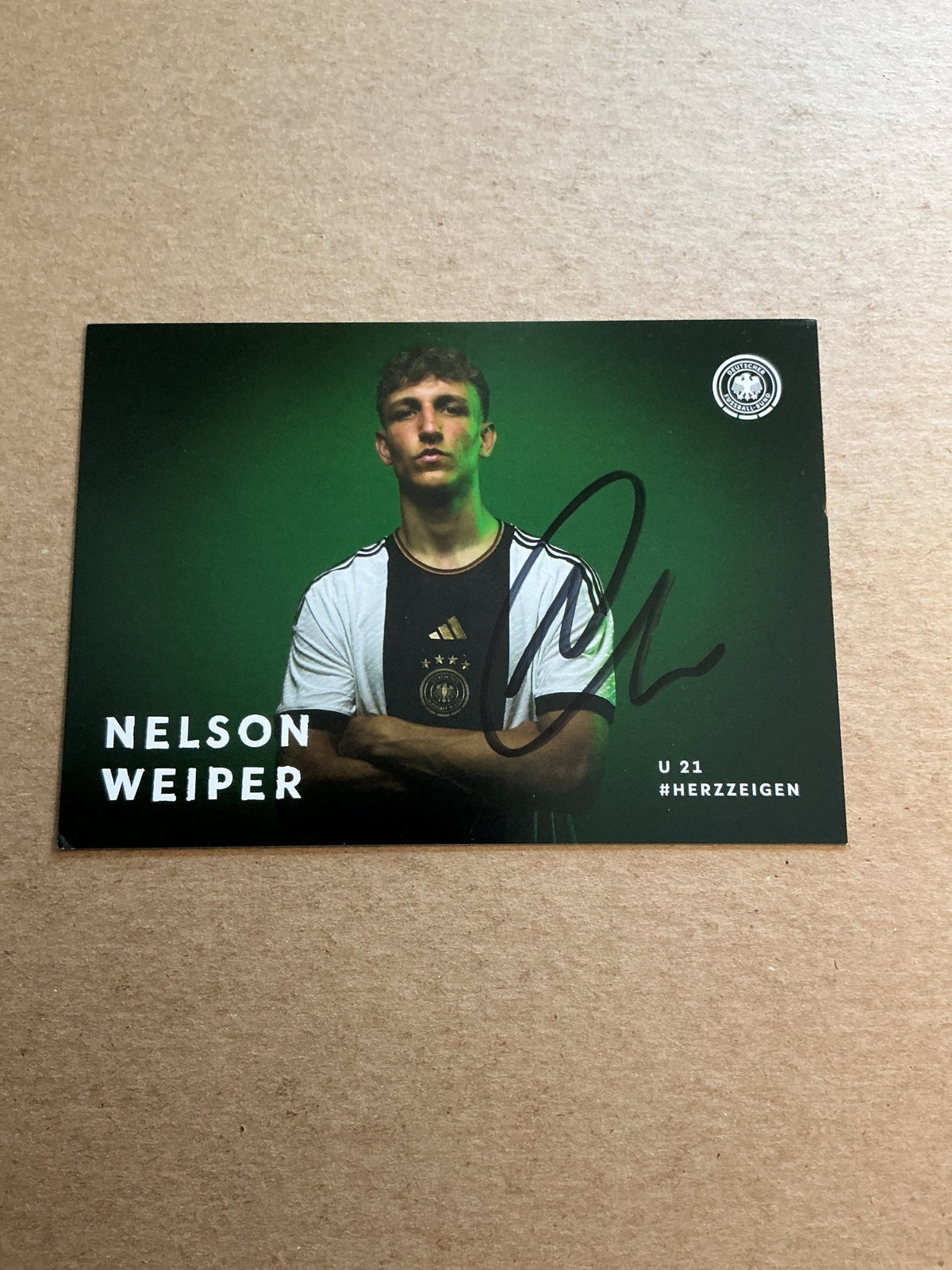 Nelson Weiper, Germany 🇩🇪 U21 2023 hand signed - Autographs-World