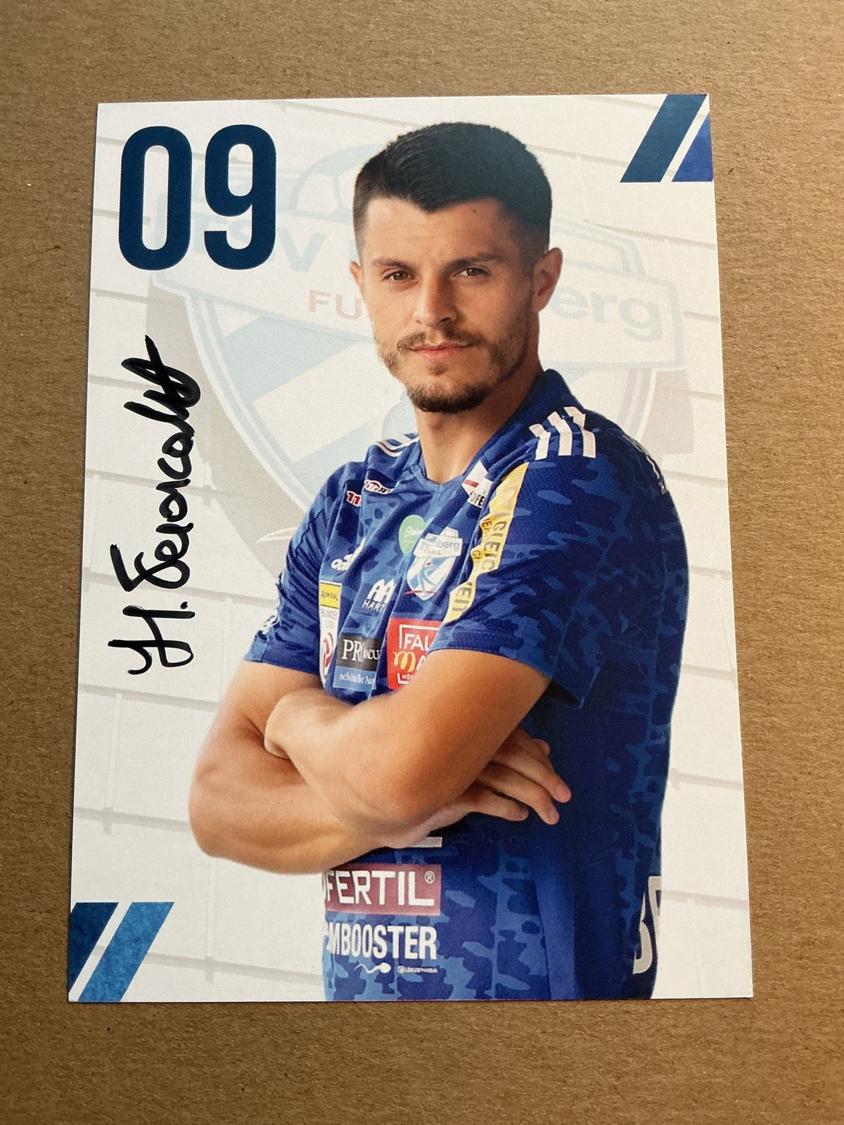 Nemanja Belakovic, Serbia 🇷🇸 TSV Hartberg 2021/22 hand signed - Autographs-World