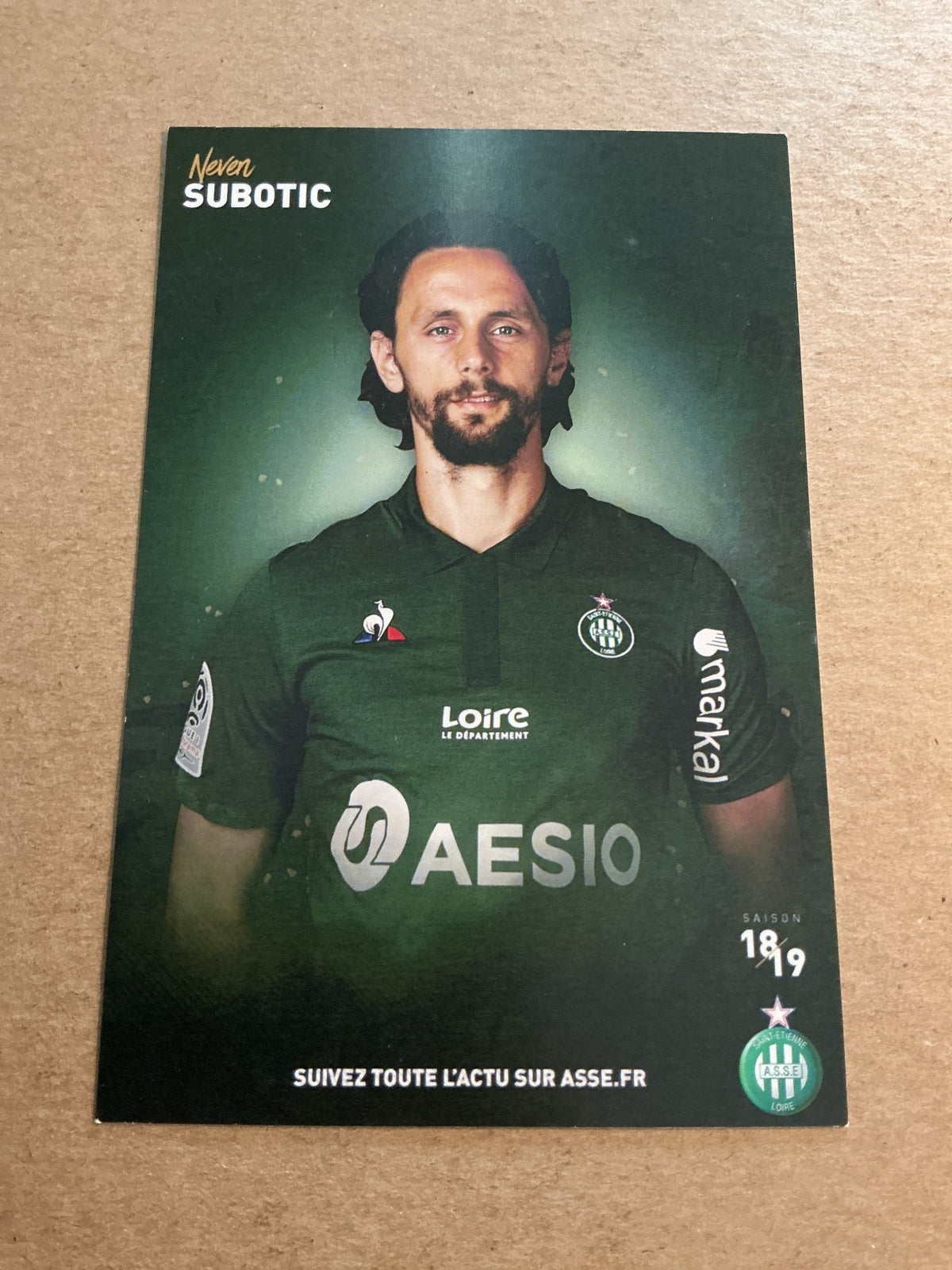 Neven Subotic, Serbia 🇷🇸 AS Saint-Etienne 2018/19 hand signed - Autographs-World