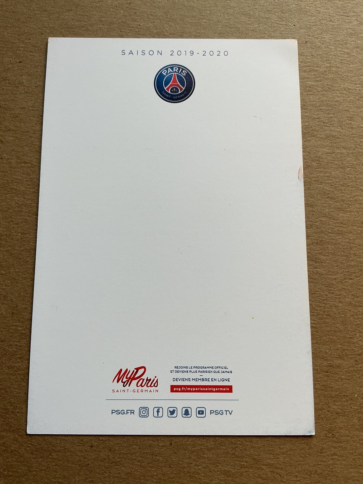 Neymar Jr, Brazil 🇧🇷 Paris Saint-Germain 2019/20 hand signed - Autographs-World