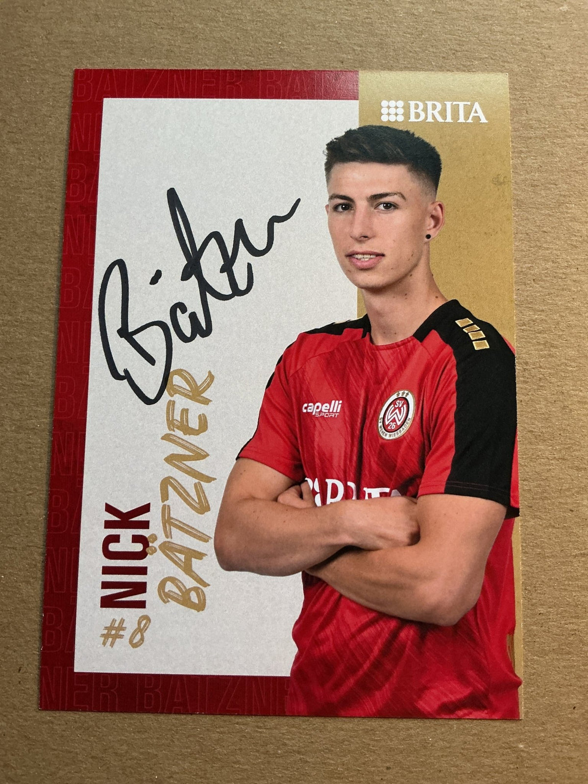 Nick Bätzner, Germany 🇩🇪 SV Wehen Wiesbaden 2023/24 hand signed - Autographs-World
