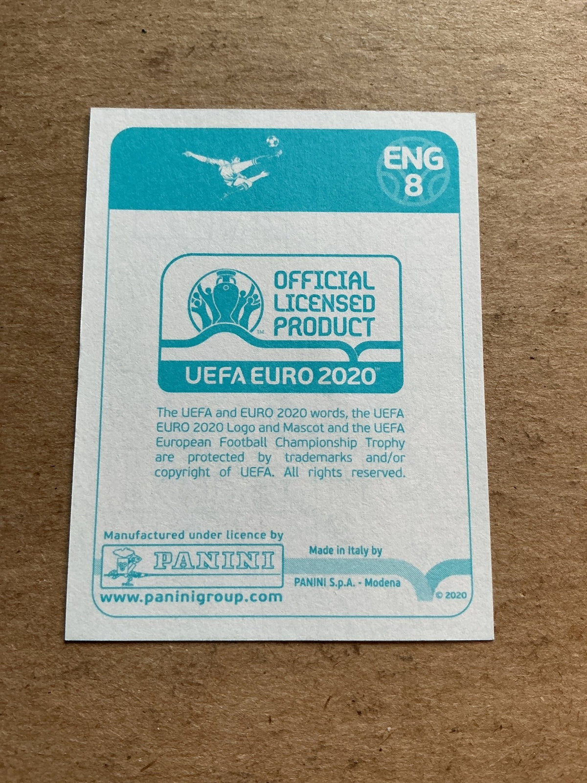Nick Pope, England 🏴󠁧󠁢󠁥󠁮󠁧󠁿 UEFA Euro 2020 Panini hand signed - Autographs-World