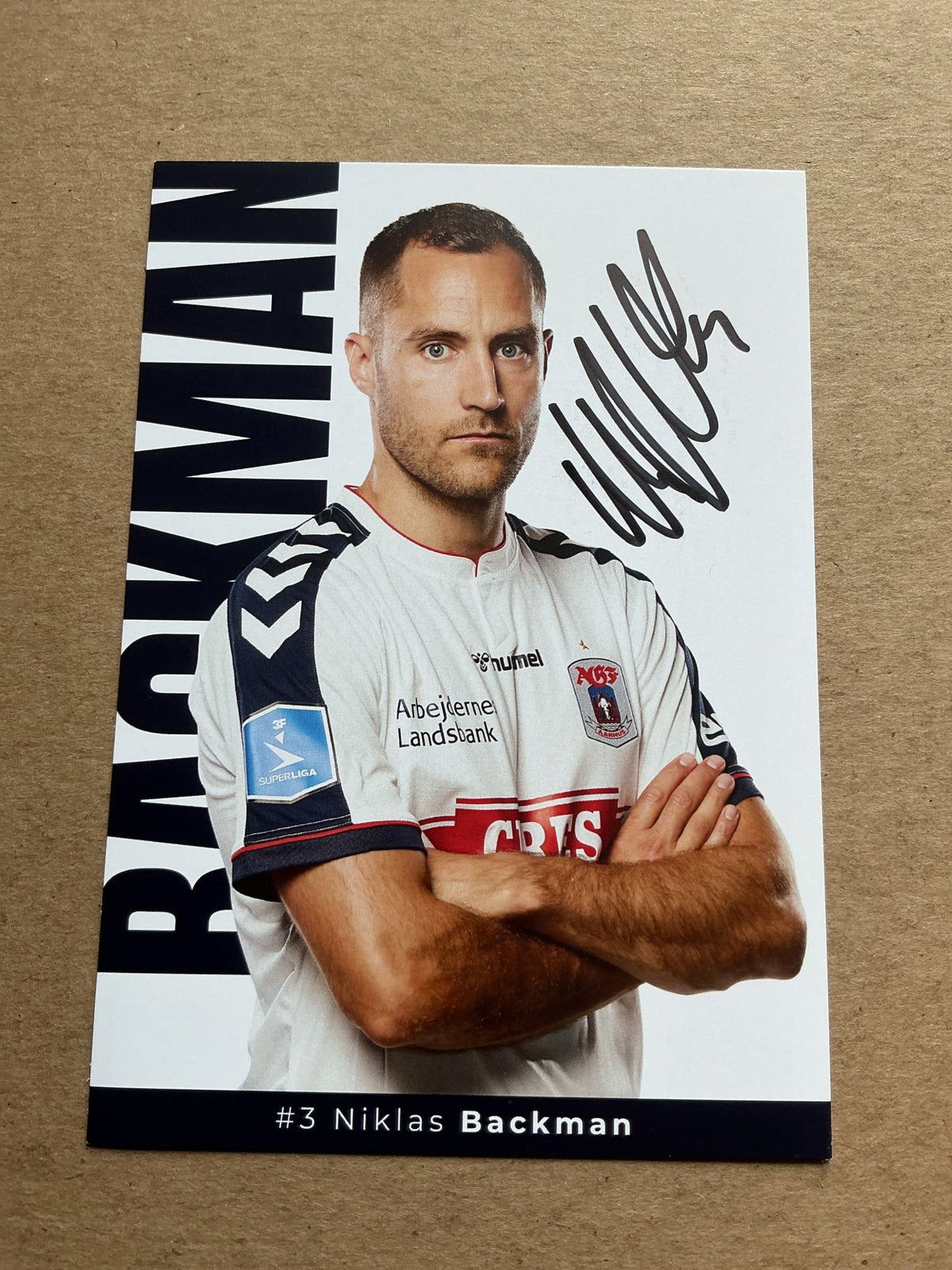 Nicklas Backman, Sweden 🇸🇪 Aarhus GF 2021/22 hand signed - Autographs-World