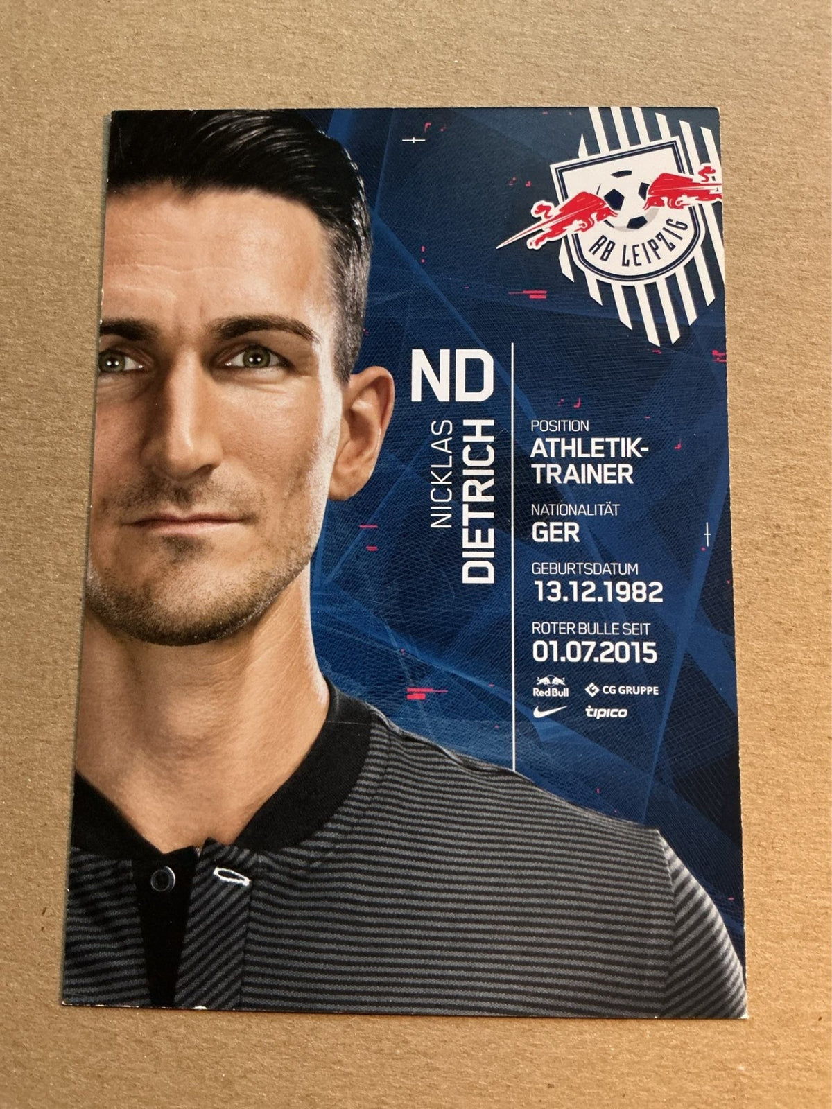 Nicklas Dietrich, Germany 🇩🇪 RB Leipzig 2017/18 hand signed - Autographs-World