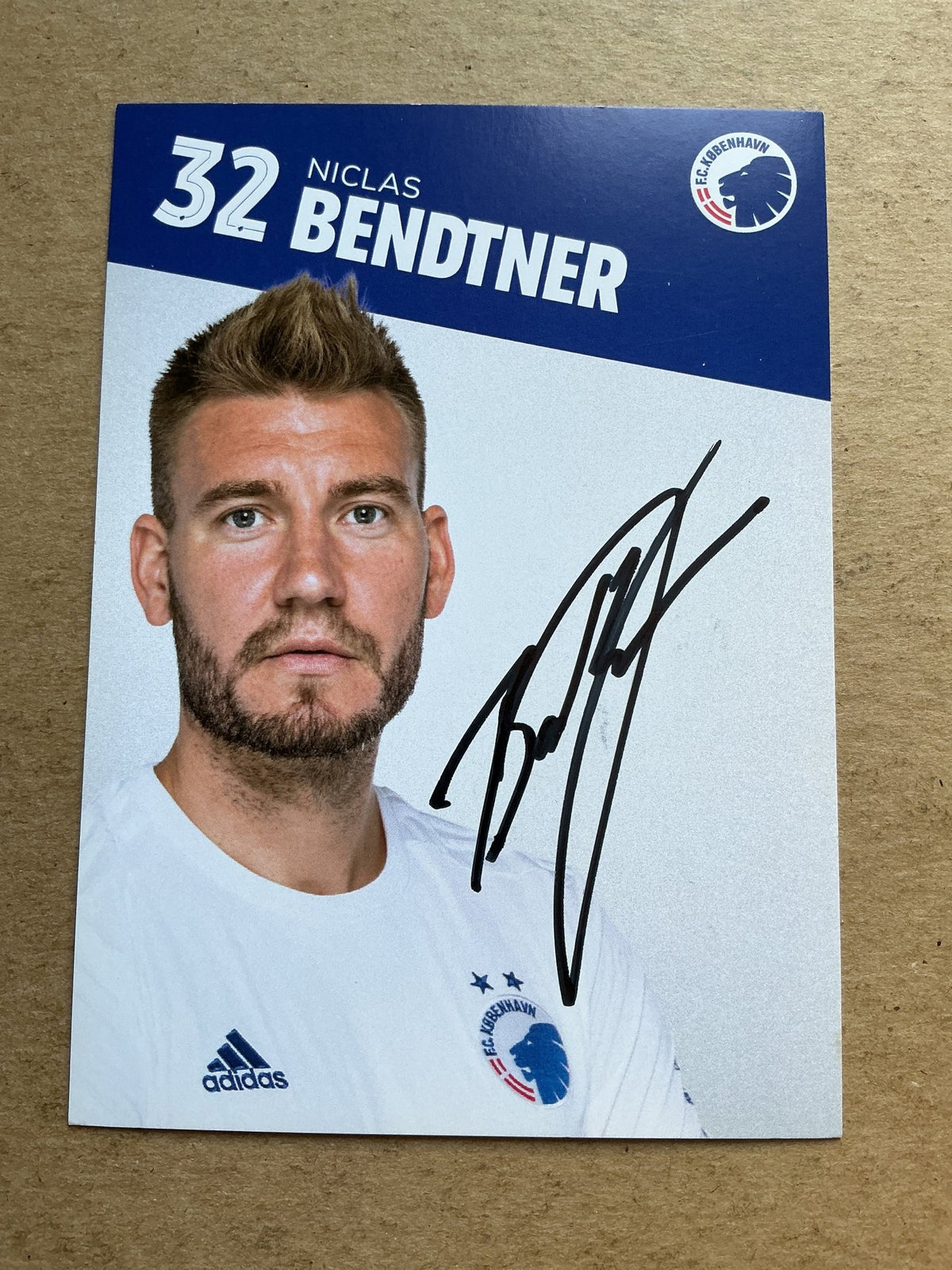 Niclas Bendtner, Denmark 🇩🇰 FC Copenhagen 2019/20 hand signed - Autographs-World