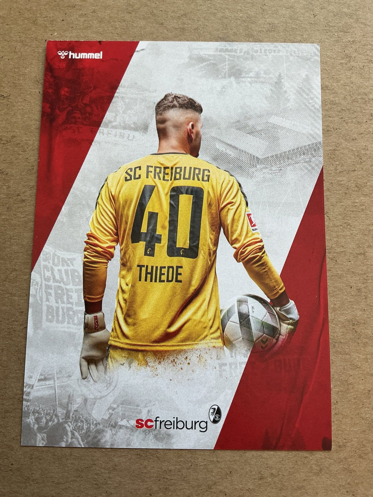 Niclas Thiede, Germany 🇩🇪 SC Freiburg 2020/21 hand signed - Autographs-World