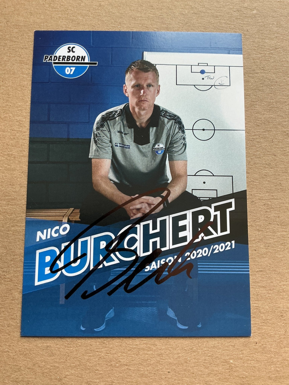 Nico Burchert, Germany 🇩🇪 SC Paderborn 07 2020/21 hand signed - Autographs-World