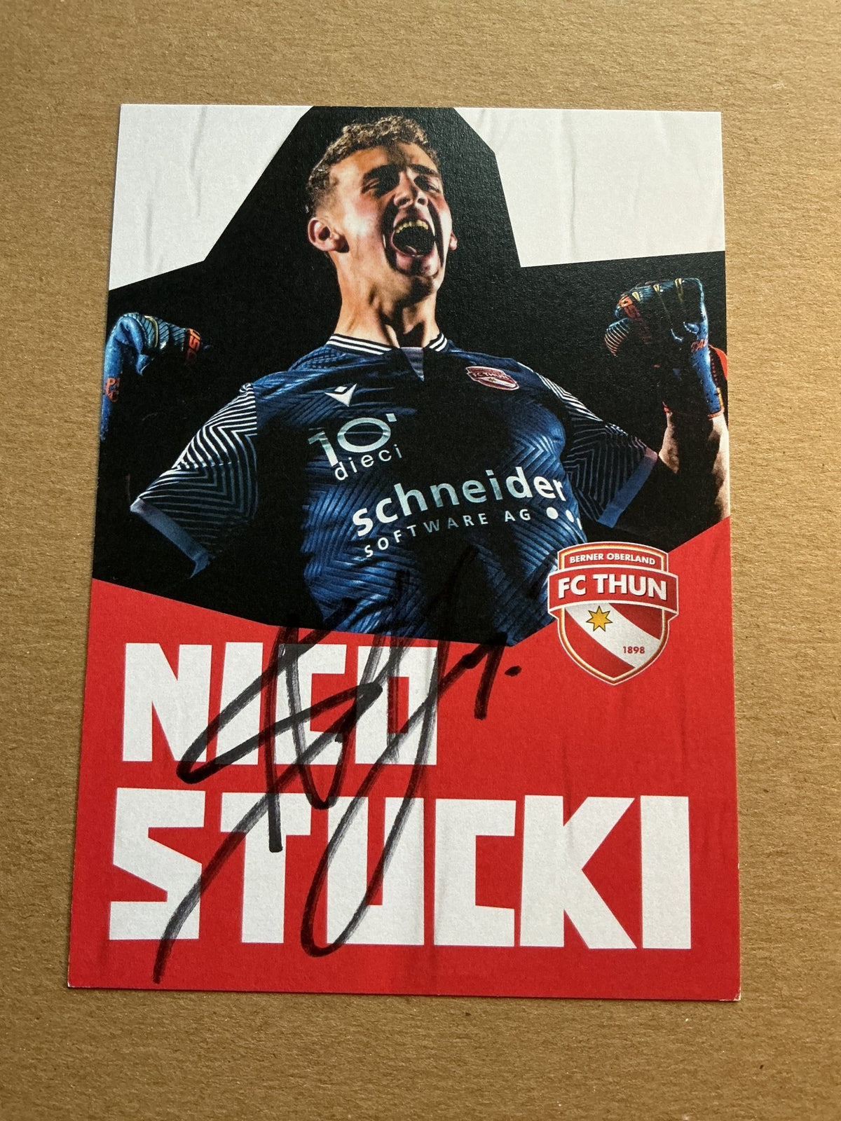 Nico Stucki, Switzerland 🇨🇭 FC Thun 2022/23 hand signed - Autographs-World