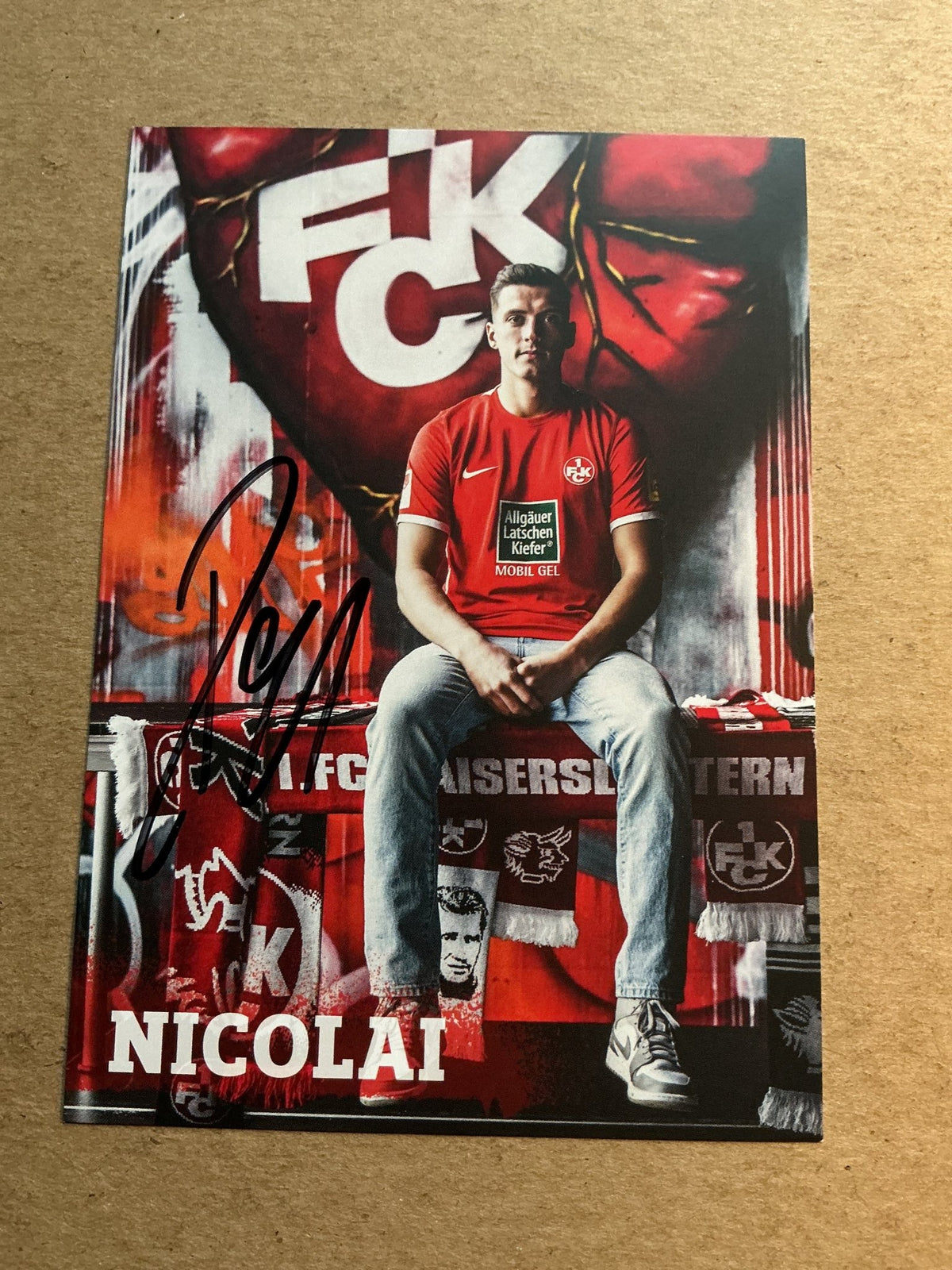 Nicolai Rapp, Germany 🇩🇪 1.FC Kaiserslautern 2022/23 hand signed - Autographs-World