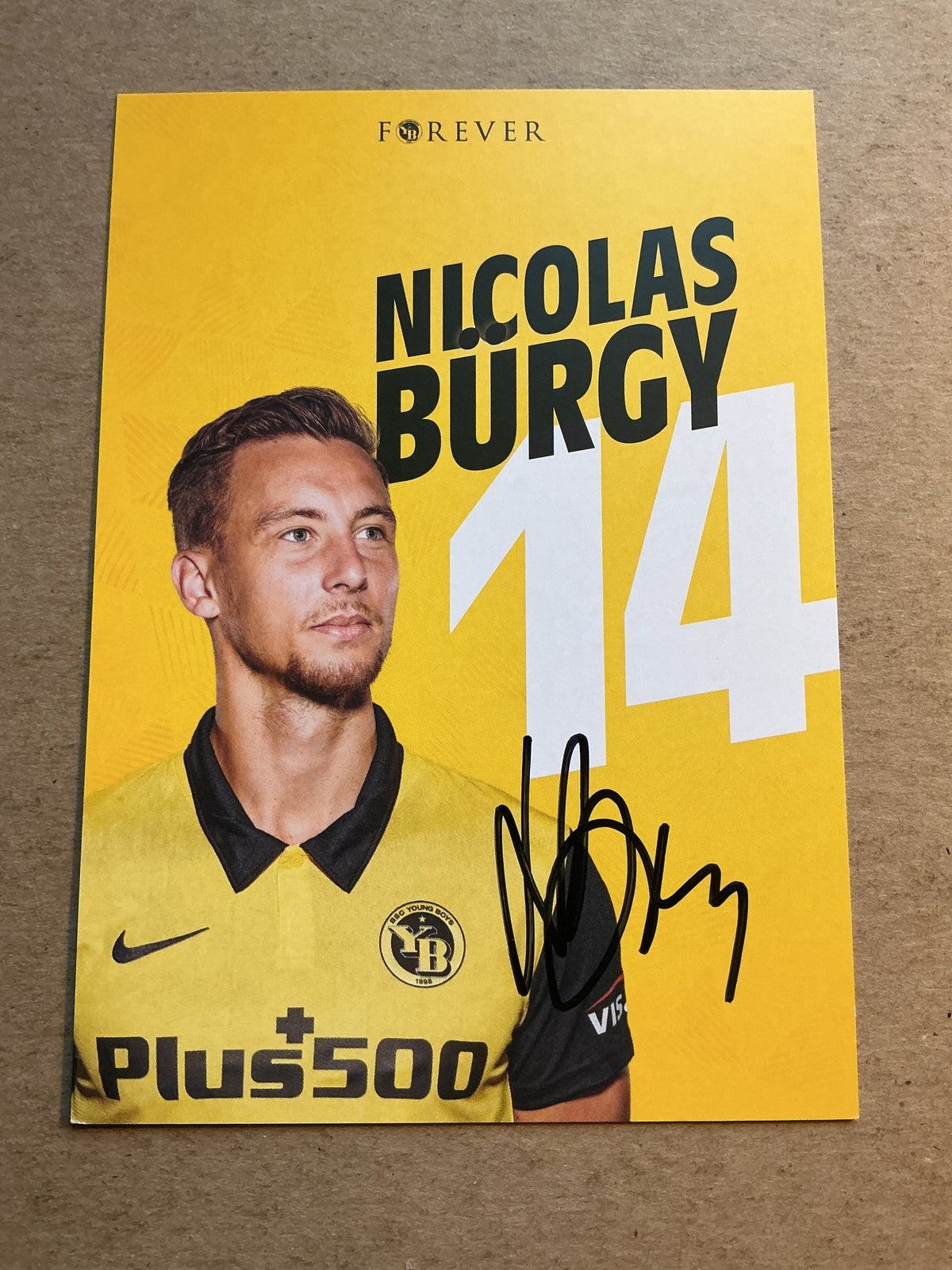 Nicolas Bürgy, Switzerland 🇨🇭 BSC Young Boys 2020/21 hand signed - Autographs-World