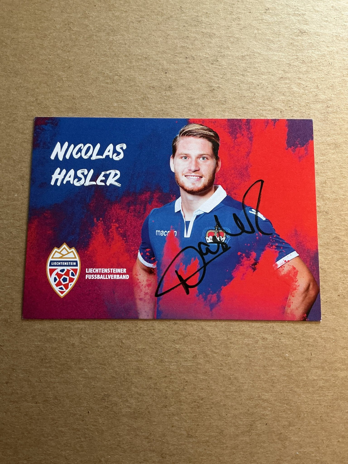 Nicolas Hasler, Liechtenstein 🇱🇮 2022 hand signed - Autographs-World