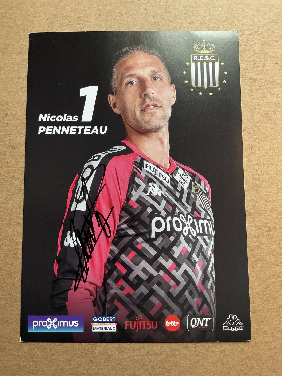 Nicolas Penneteau, France 🇫🇷 Royal Charleroi SC 2019/20 hand signed - Autographs-World