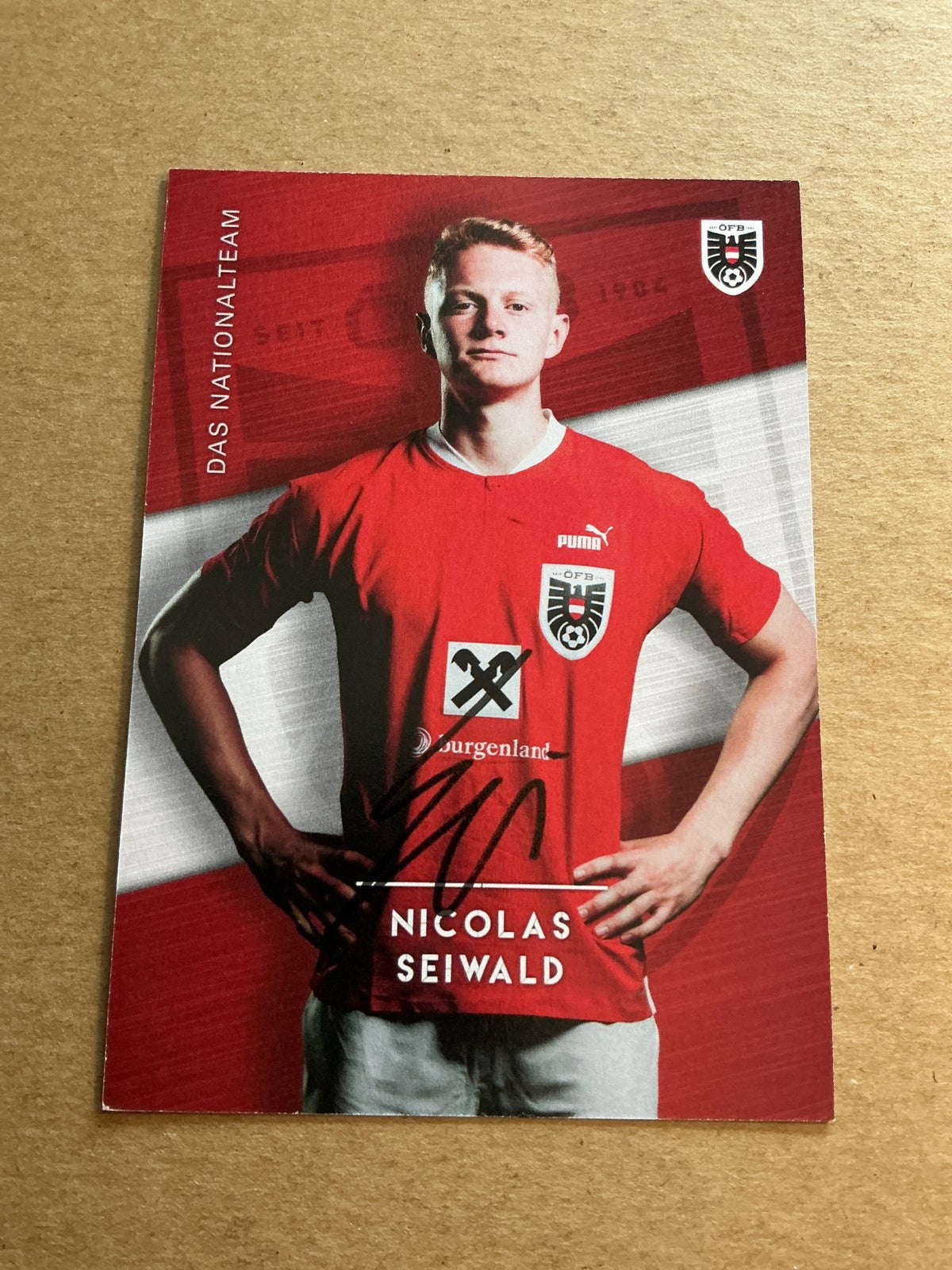 Nicolas Seiwald, Austria 🇦🇹 2023 hand signed - Autographs-World