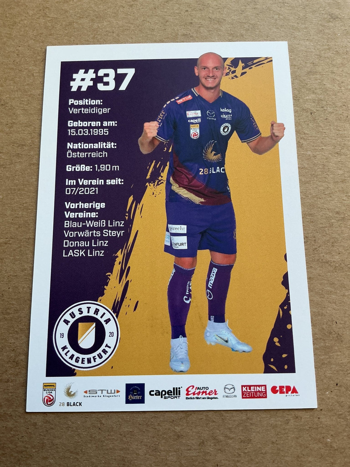 Nicolas Wimmer, Austria 🇦🇹 Austria Klagenfurt 2022/23 hand signed - Autographs-World
