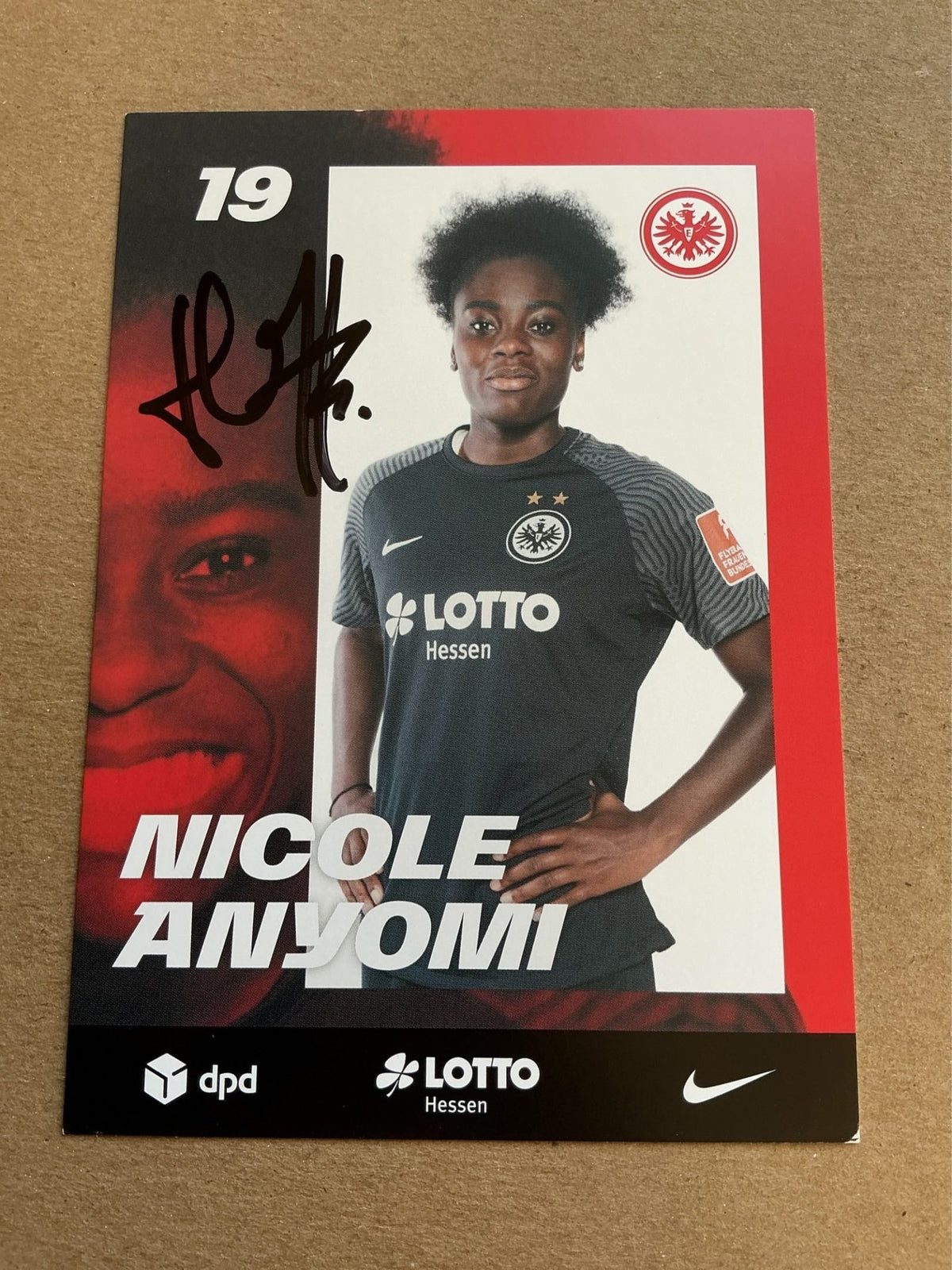 Nicole Anyomi, Germany 🇩🇪 Eintracht Frankfurt 2021/22 hand signed - Autographs-World