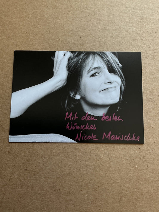 Nicole Marischka, Germany 🇩🇪 Actress 2025 hand signed - Autographs-World