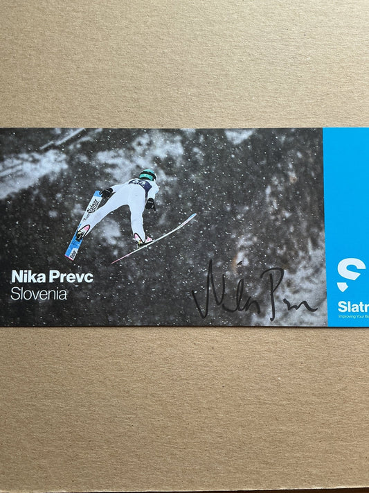 Nika Prevc, Slovenia 🇸🇮 Ski Jumping Winter 2025/26 hand signed - Autographs-World