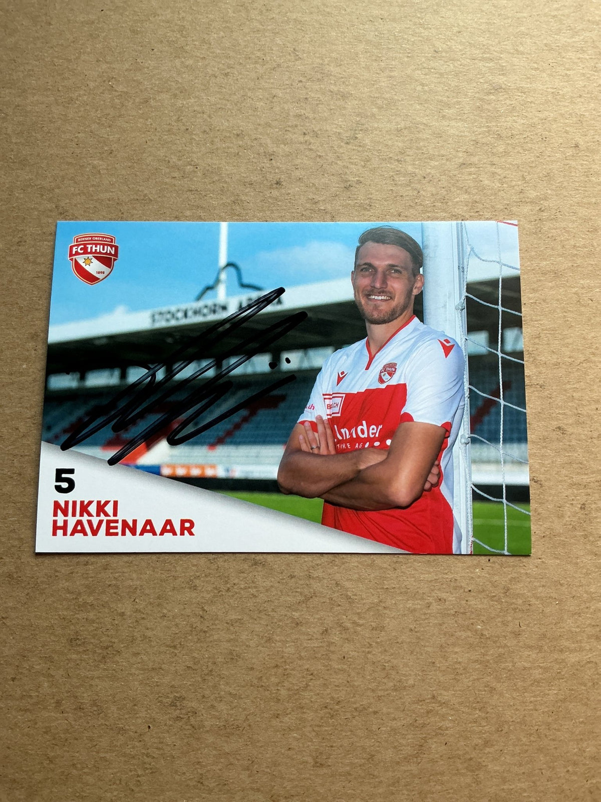 Nikki Havenaar, Japan 🇯🇵 FC Thun 2020/21 hand signed - Autographs-World