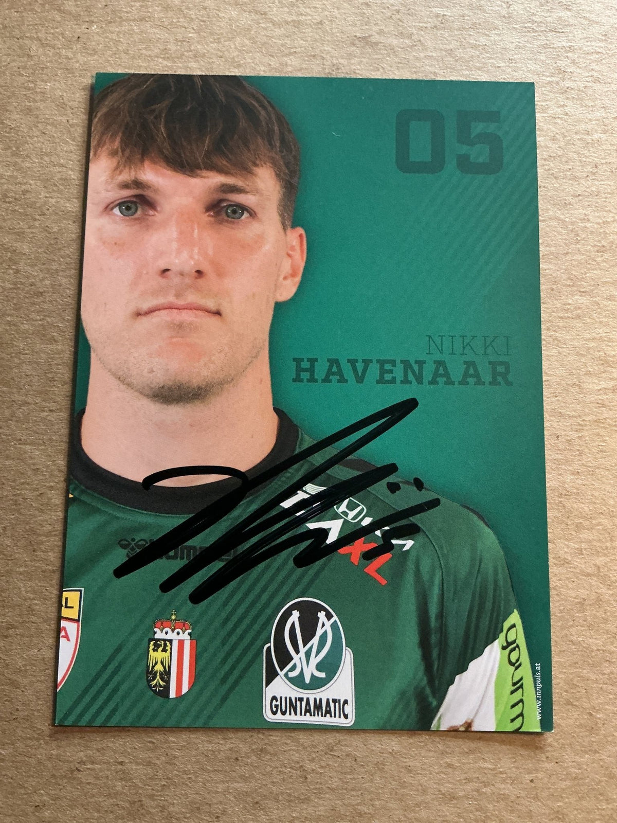 Nikki Havenaar, Japan 🇯🇵 SV Ried 2024/25 hand signed - Autographs-World