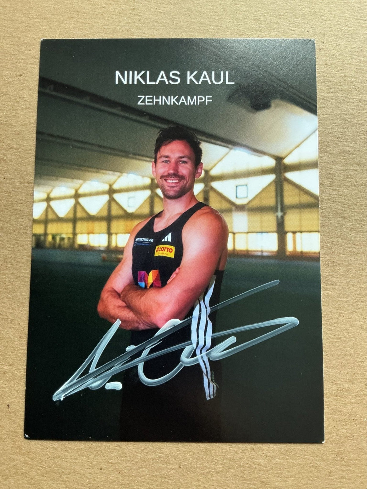 Niklas Kaul, Germany 🇩🇪 Decathlon Birmingham 2026 hand signed - Autographs-World