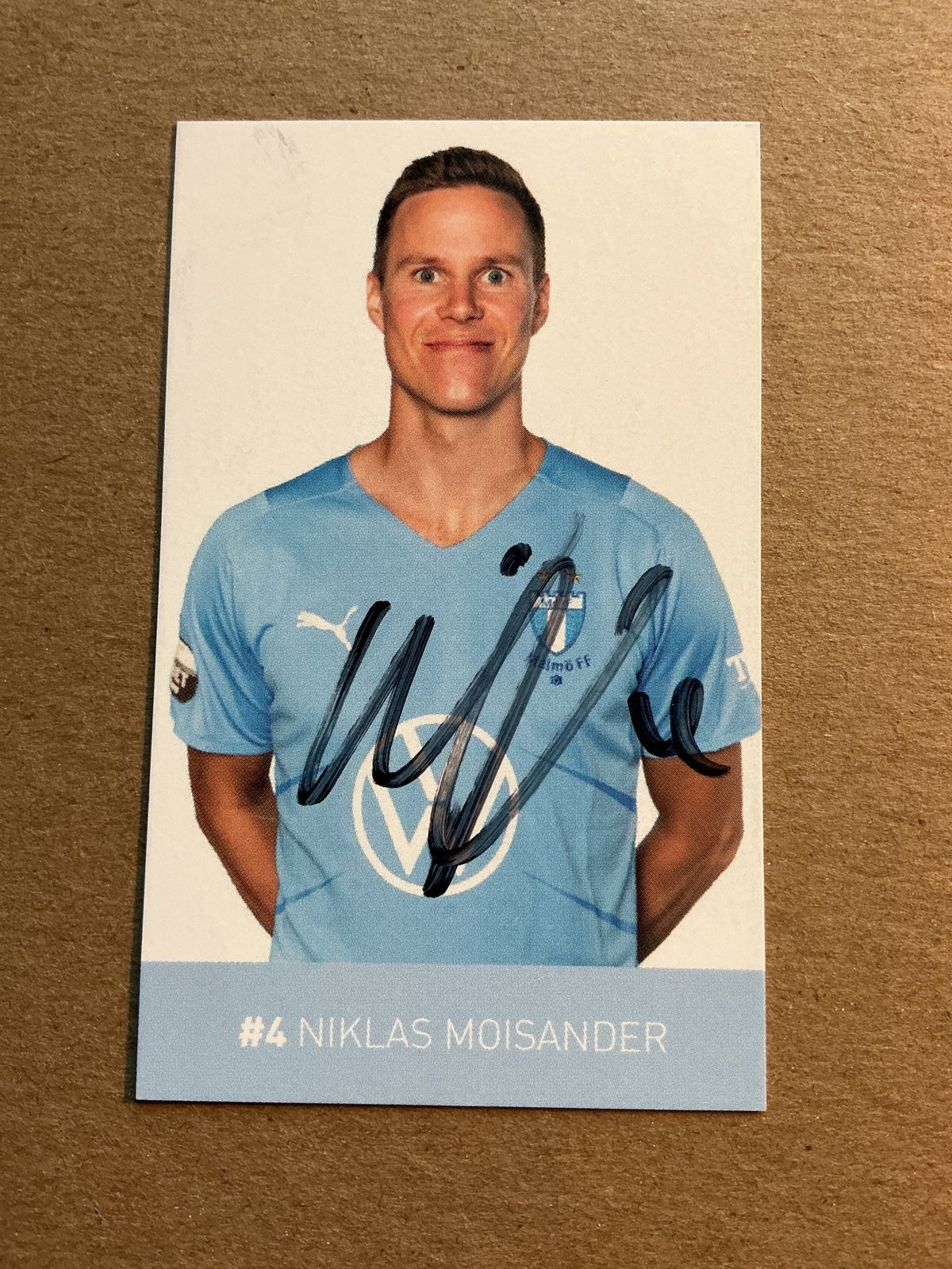 Niklas Moisander, Sweden 🇸🇪 Malmö FF 2021/22 hand signed - Autographs-World