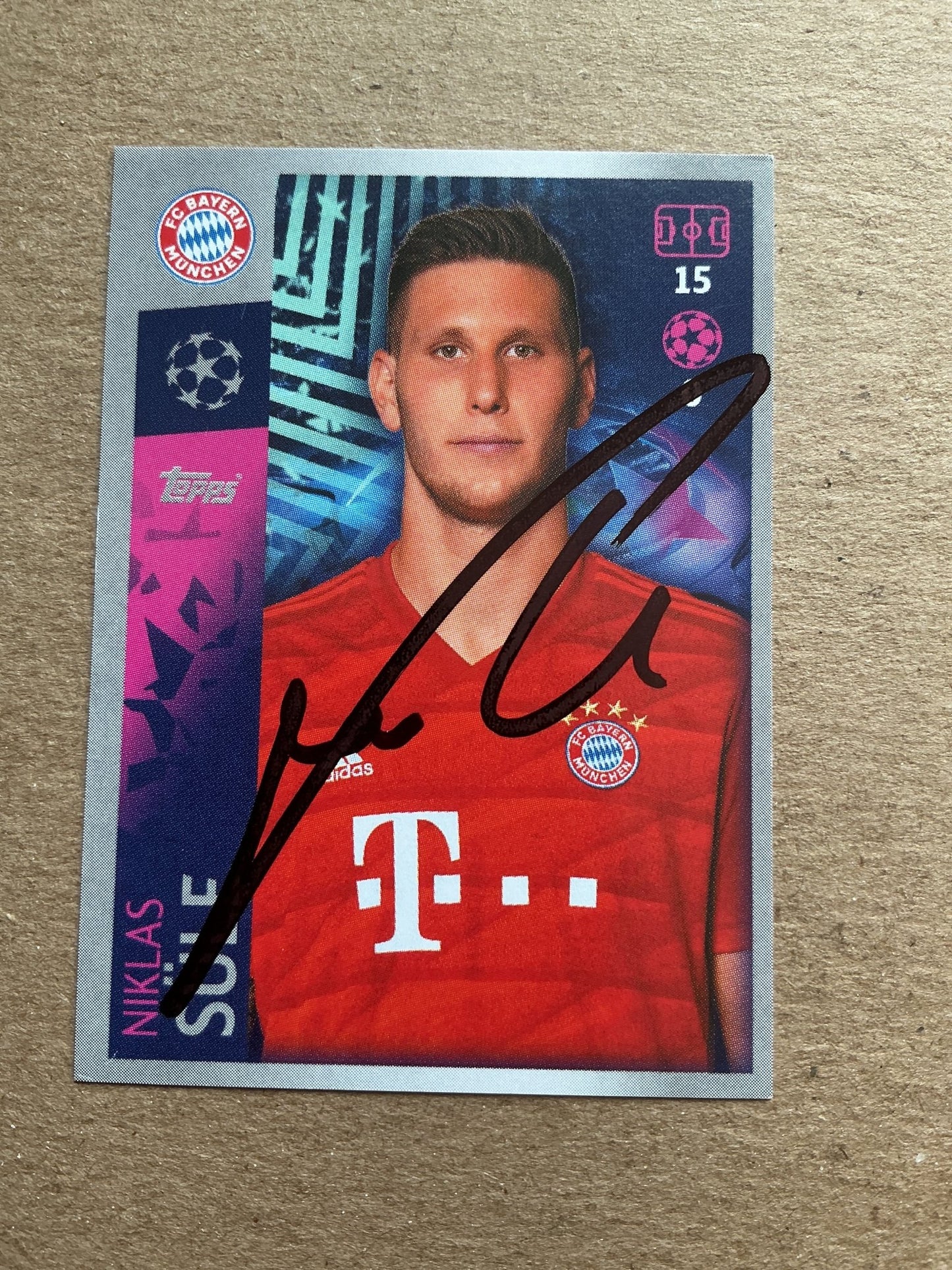 Niklas Süle, Germany 🇩🇪 FC Bayern München 2019/20 Topps hand signed - Autographs-World