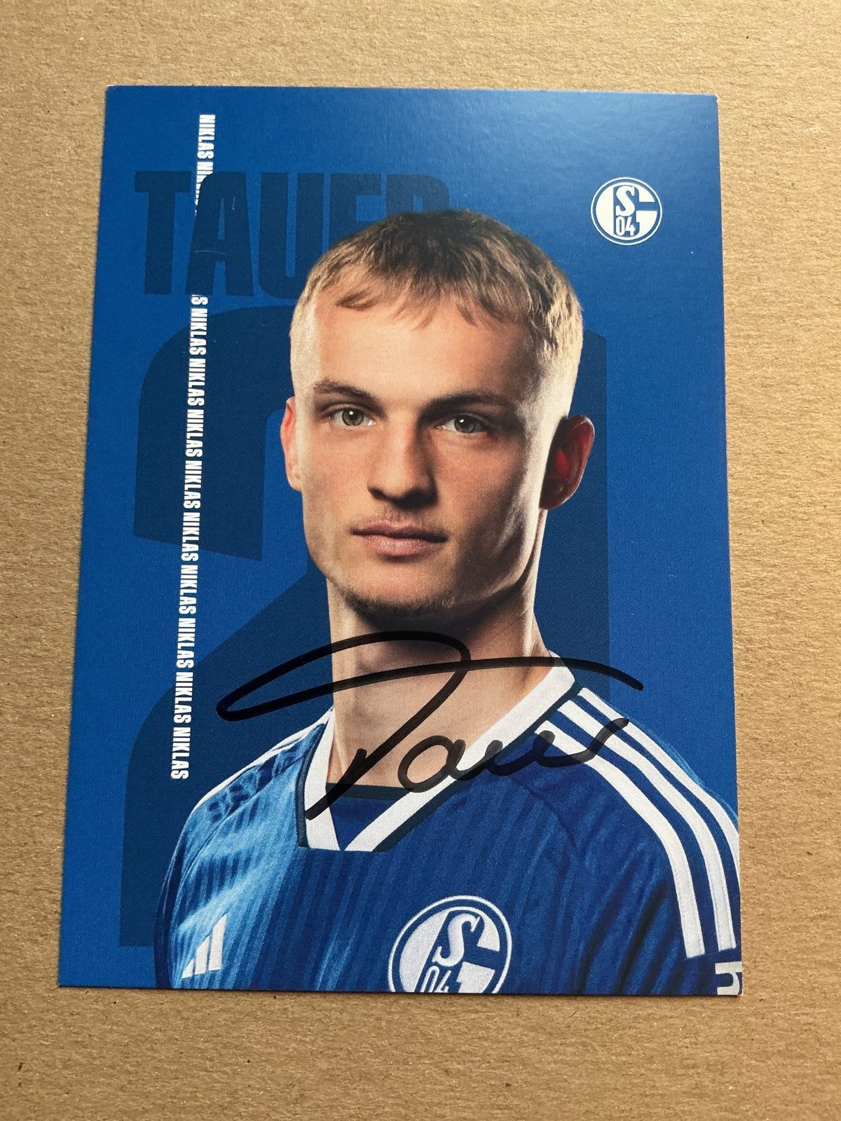 Niklas Tauer, Germany 🇩🇪 FC Schalke 04 2023/24 hand signed - Autographs-World