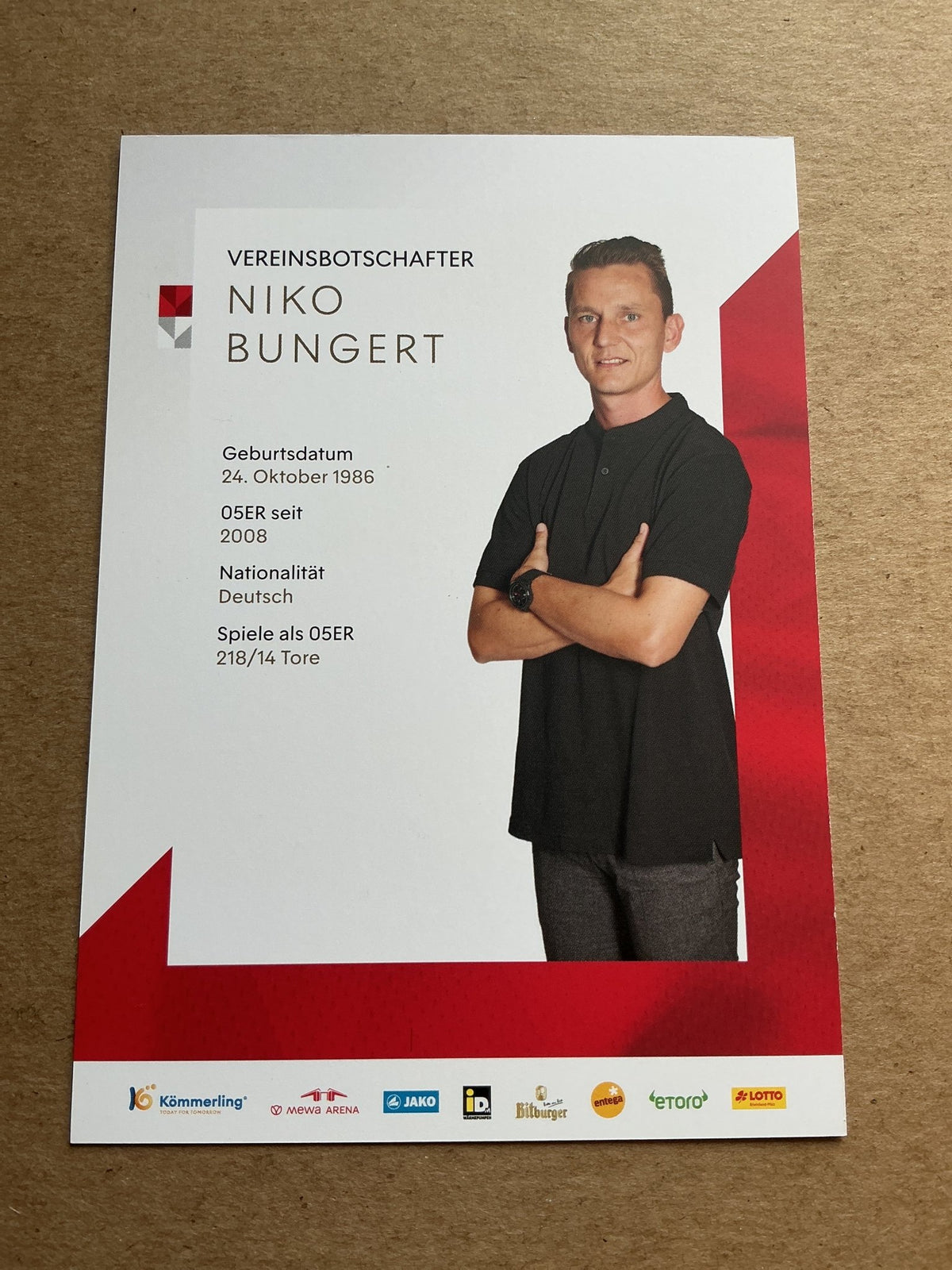 Niko Bungert, Germany 🇩🇪 FSV Mainz 05 2023/24 hand signed - Autographs-World