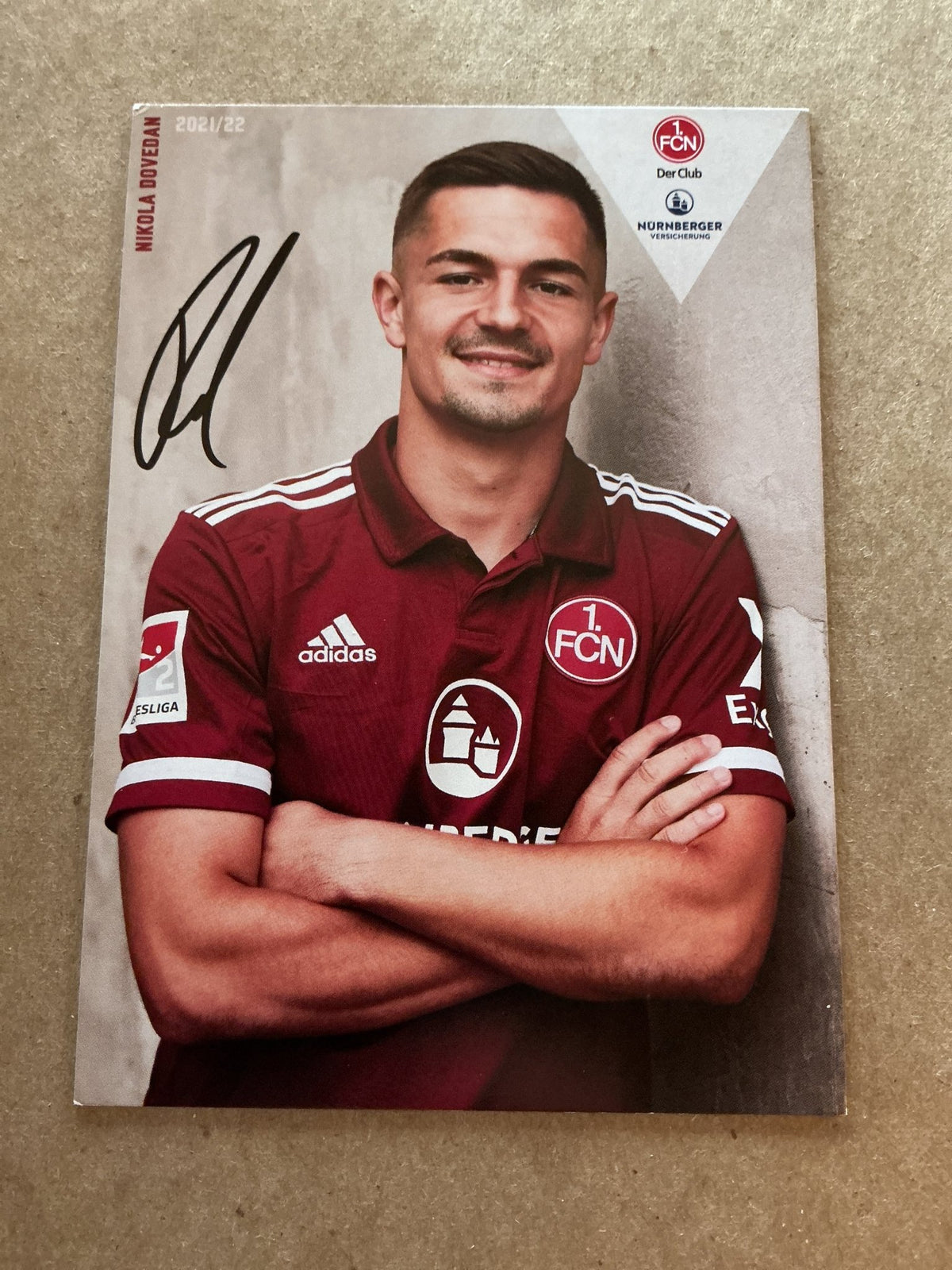 Nikola Dovedan, Austria 🇦🇹 1.FC Nürnberg 2021/22 hand signed - Autographs-World