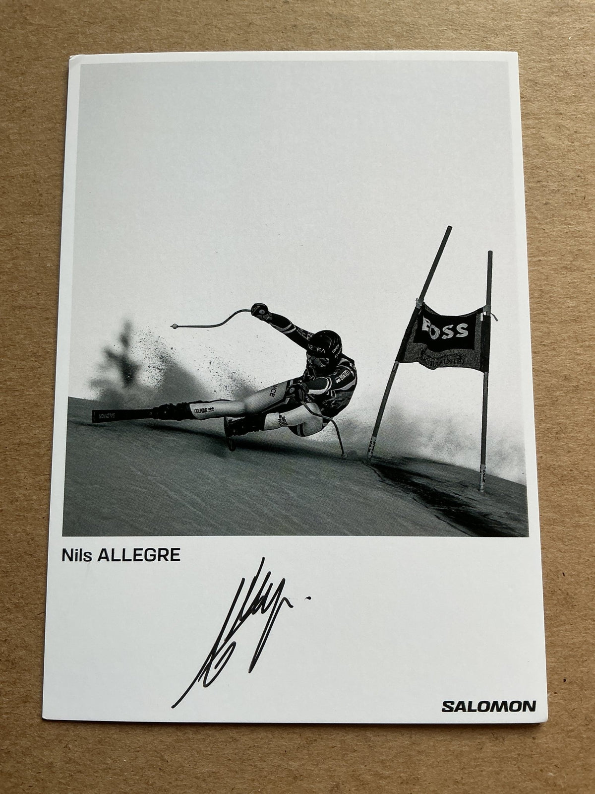 Nils Allegre, France 🇫🇷 Alpine Winter Sports 2024/25 hand signed - Autographs-World