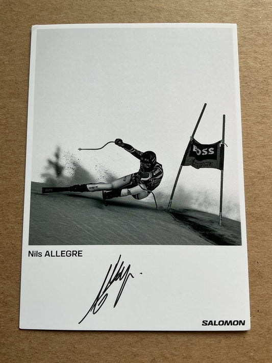 Nils Allegre, France 🇫🇷 Alpine Winter Sports 2024/25 hand signed - Autographs-World