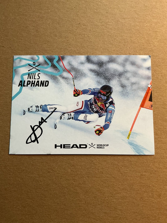 Nils Alphand, France 🇫🇷 Alpine Winter 2025/26 hand signed - Autographs-World