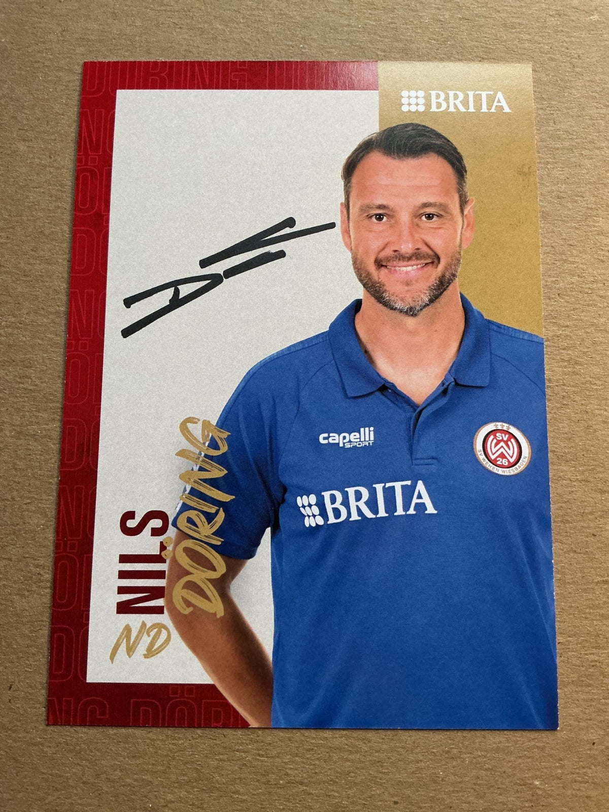 Nils Döring, Germany 🇩🇪 SV Wehen Wiesbaden 2023/24 hand signed - Autographs-World