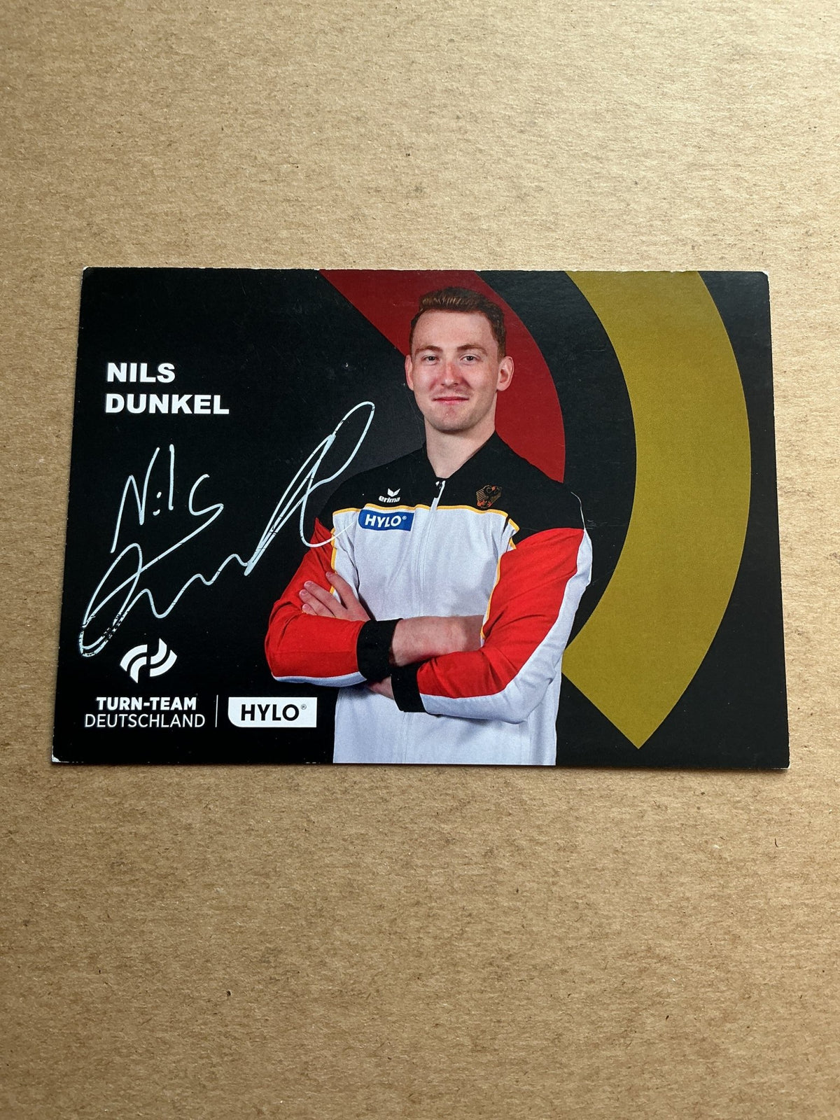Nils Dunkel, Germany 🇩🇪 Gymnastics Sports 2024 hand signed - Autographs-World
