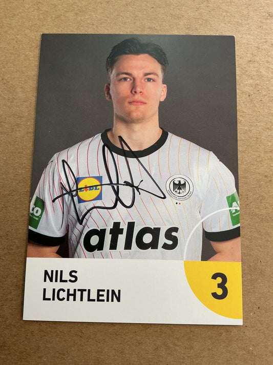 Nils Leichtlein, Germany 🇩🇪 Handball Sports 2025 hand signed - Autographs-World