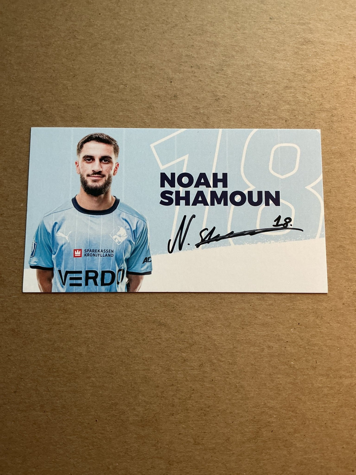 Noah Shamoun, Syria 🇸🇾 Randers FC 2023/24 hand signed - Autographs-World