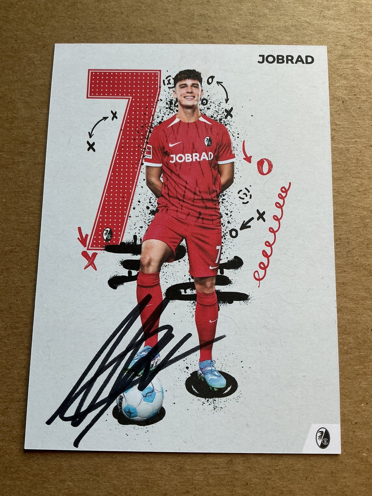Noah Weißhaupt, Germany 🇩🇪 SC Freiburg 2024/25 hand signed - Autographs-World