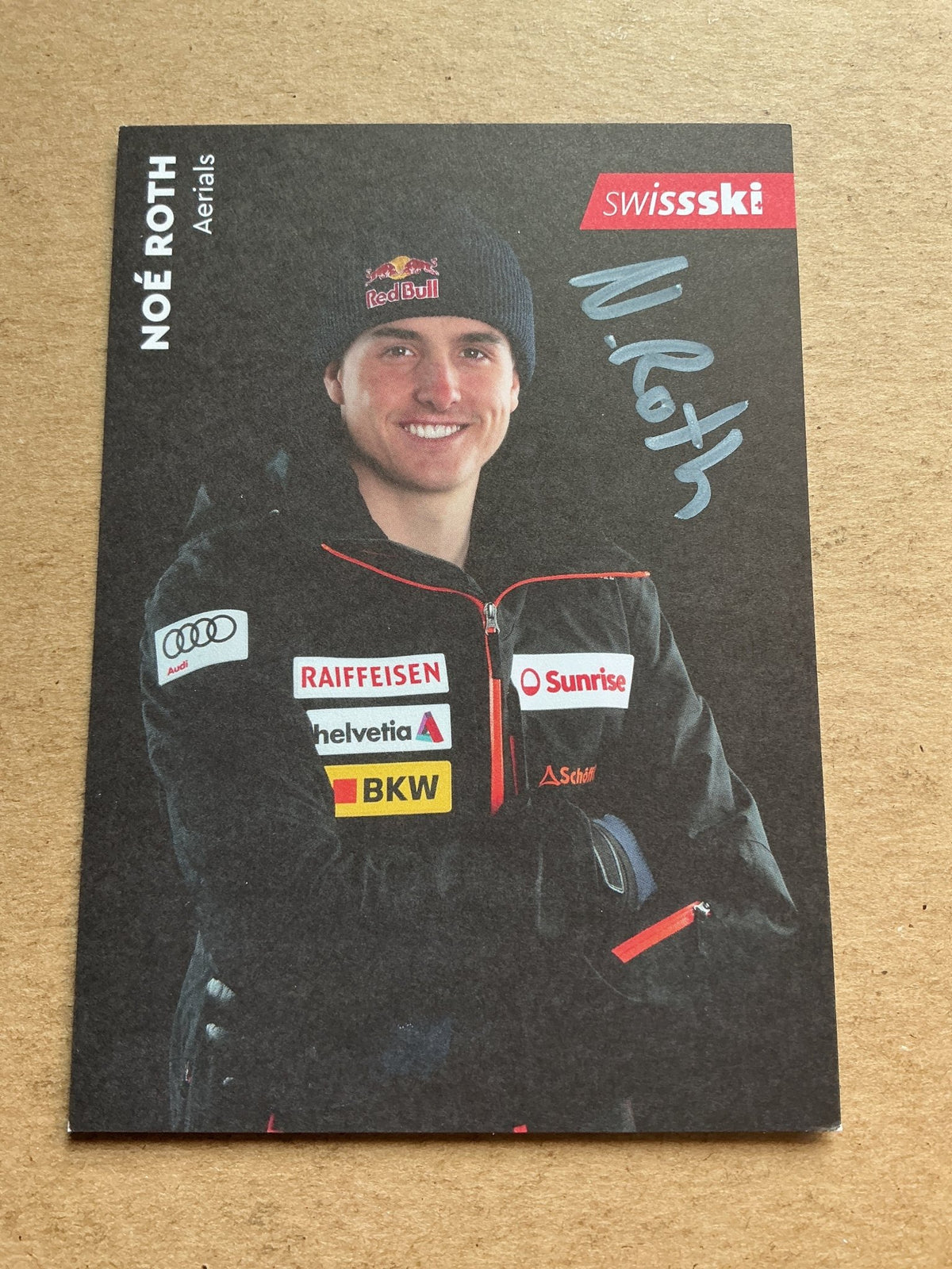 Noé Roth, Switzerland 🇨🇭Freestyle 2023/24 hand signed - Autographs-World