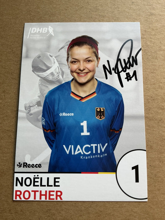 Noelle Rother, Germany 🇩🇪 Field Hockey Summer Olympics 2024 hand signed - Autographs-World