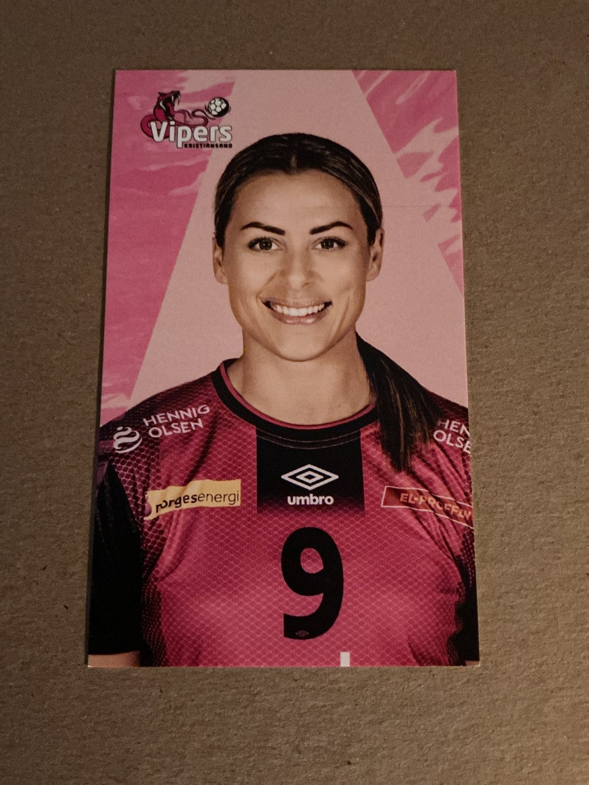 Nora Mørk, Norway 🇳🇴 Handball Vipers 2021/22 hand signed - Autographs-World