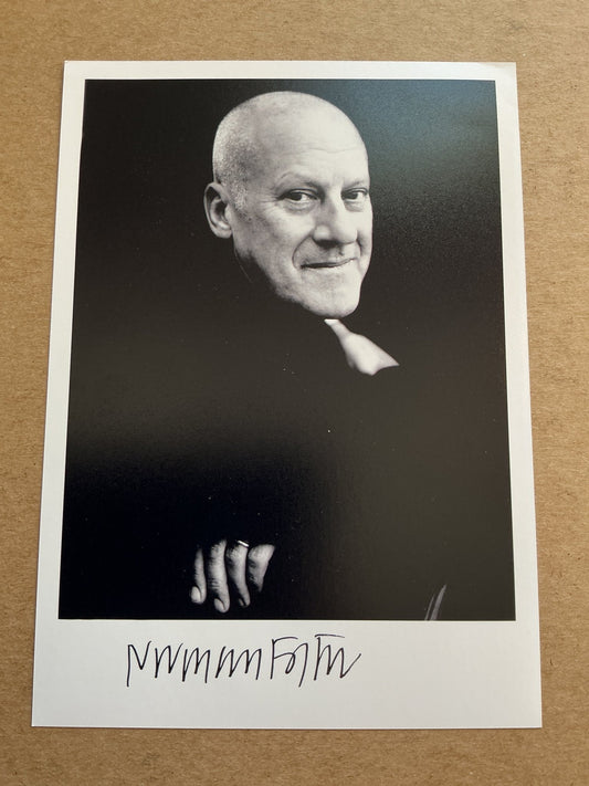 Norman Foster, England 🏴󠁧󠁢󠁥󠁮󠁧󠁿 Architect hand signed - Autographs-World