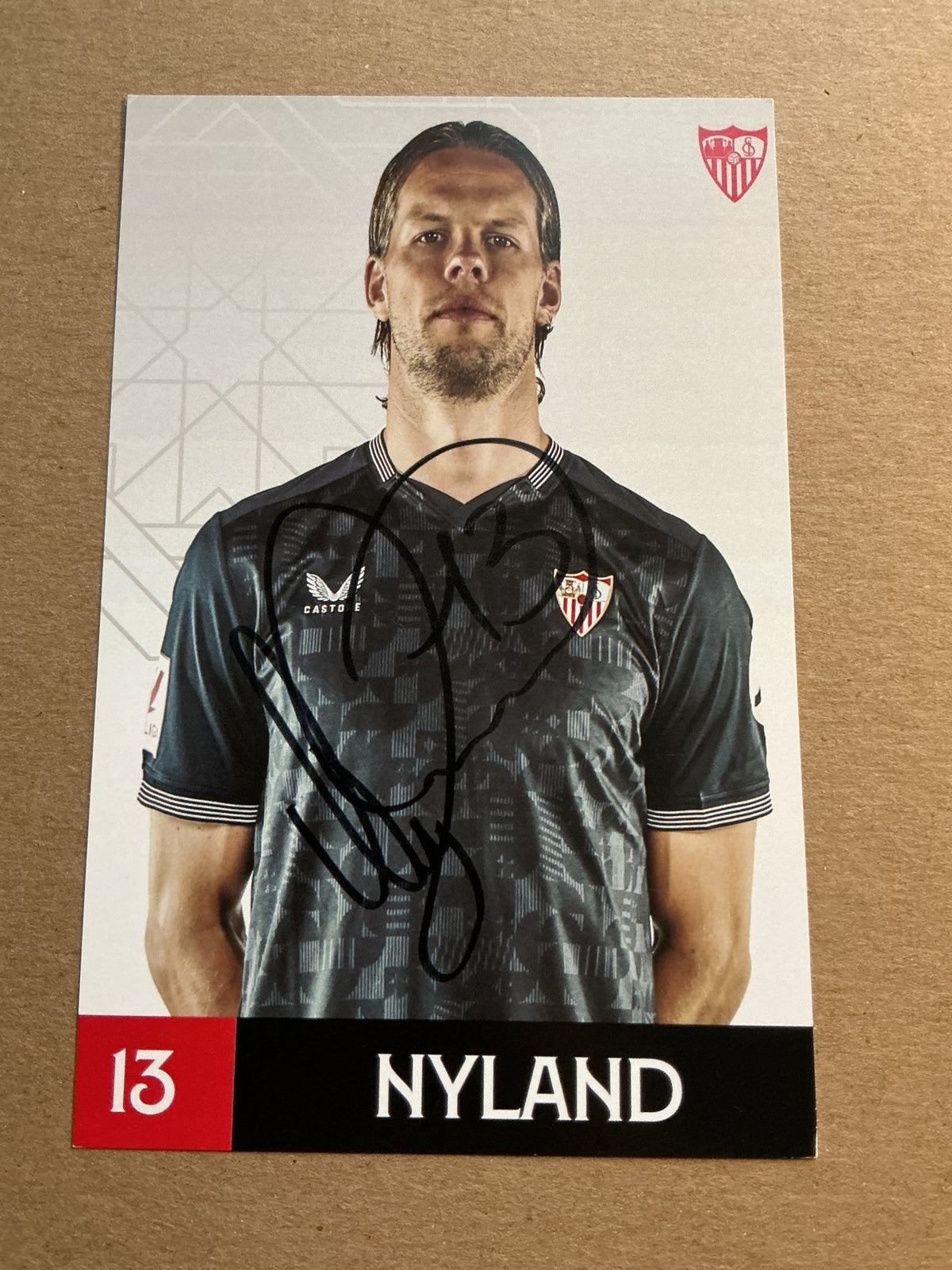 Ørjan Nyland, Norway 🇳🇴 Sevilla FC 2023/24 hand signed - Autographs-World